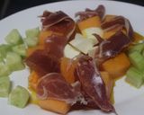 Foto del paso 5 de la receta: Melón y pepino con dos jamones