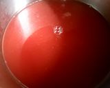 Hình bước làm 2 của món Nước ép dưa hấu cờ đỏ sao vàng