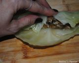 A picture of step 9 of Persian cabbage rolls.