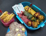 A picture of step 25 of Colourful nutri wraps.