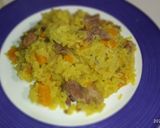 Foto del paso 8 de la receta: Arroz con cerdo, zanahoria y papa
