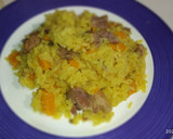 Foto del paso 8 de la receta: Arroz con cerdo, zanahoria y papa