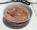 A picture of step 1 of Tofu Chicken Breast Patties - A Healthy Low-Fat Meal.