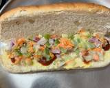 Soya sprouts kabab hot dog recipe step 12 photo