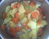 Foto del paso 3 de la receta Crema ligera de mejillón y bacalao