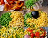 A picture of step 1 of Capsicum And Onion Mix Veg.