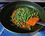 A picture of step 6 of Dhaba Style Matar Paneer.