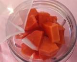 Es Loli Pepaya mix Mangga langkah memasak 2 foto