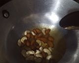 A picture of step 2 of Falahari Dry fruits Namkeen.