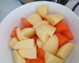 Hình bước làm 3 của món Cari gà nước cốt dừa