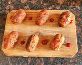 A picture of step 9 of Beetroot tikki.