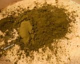 A picture of step 3 of Matcha Red Bean Pound Cake.
