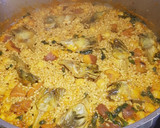 Foto del paso 8 de la receta: Arroz integral con atún, alcachofas, níscalo y garbanzos
