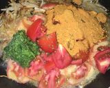 A picture of step 2 of Tawa biryani 🥰🥰🥰💓💓💓.