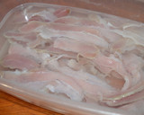 Foto del paso 1 de la receta: Niños envueltos con tocino