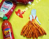 A picture of step 2 of Fiery Sriracha Fries.