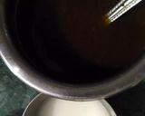 A picture of step 3 of Toast in matar daal.