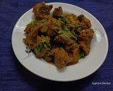 A picture of step 4 of Mutton masala.