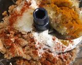 عکس مرحله 4 از دستور کباب تابه ای بدون گوشت(🧅🍅🫑گیاهی)