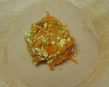 A picture of step 4 of Carrot tofu paratha.
