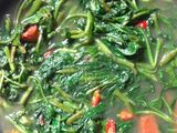 Tumis kangkung Terasi