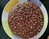 A picture of step 6 of Eggless Banana walnut cake.