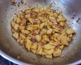 A picture of step 3 of Cabbage potato shak.