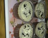 Foto langkah ke 6 dari resep PUDING COKLAT vla vanila toping KEJU OREO.
