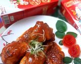 Hình bước làm 4 của món Đùi gà sốt dầu hào