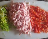 Foto del paso 1 de la receta: Zapallitos de tronco, rellenos con lomito ahumado..