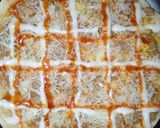 Foto langkah ke 7 dari resep Pizza pakai teflon.