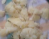 A picture of step 3 of Sabudana vada.