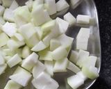A picture of step 1 of Bottle Gourd Bengal Gram Sabzi.