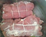 Foto del paso 6 de la receta Solomillo de cerdo con puré de patatas y mermelada de frutos secos