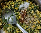 A picture of step 1 of Corn-Spinach Momos.