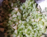 A picture of step 3 of Apple Cucumber Sauce.