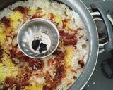 A picture of step 3 of Chicken dum biryani.