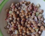 A picture of step 3 of Chana fruit chat.