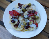 Foto del paso 5 de la receta: Ensalada de patata, pimientos del piquillo y bacalao ahumado