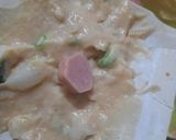 Foto langkah ke 4 dari resep Pangsit Dos isi Sosis Saus Kacang (sambal pecel).