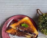 Foto langkah ke 3 dari resep Fruits & Cheese Toast.