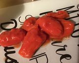 Une image de l'étape 4 de Nouilles japonaises aux tomates, harengs, shiitakes et aubergine blanche.