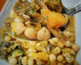 Foto del paso 7 de la receta: Potaje de garbanzos con calabaza y angula de monte silvestre