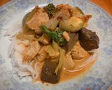 รูปขั้นตอนการทำที่ 3 ของ ขนมจีนแกงไก่