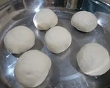 Foto langkah ke 4 dari resep Roti Arab "Khubz" isi Keju Pakai Teflon.