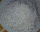 Foto langkah ke 4 dari resep Pulut/ketan hitam urap kelapa manis..by lely.