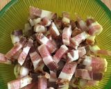 Une image de l'étape 2 de Tarte brocolis lardons.