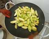 Hình bước làm 3 của món Dưa hấu non kho ngót