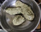 A picture of step 3 of Pearl millet flour fritters.