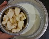 A picture of step 2 of Shahi Banana Raita.